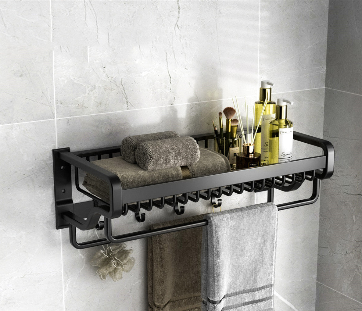 No-punch Bathroom Wall-mounted Toilet Rack