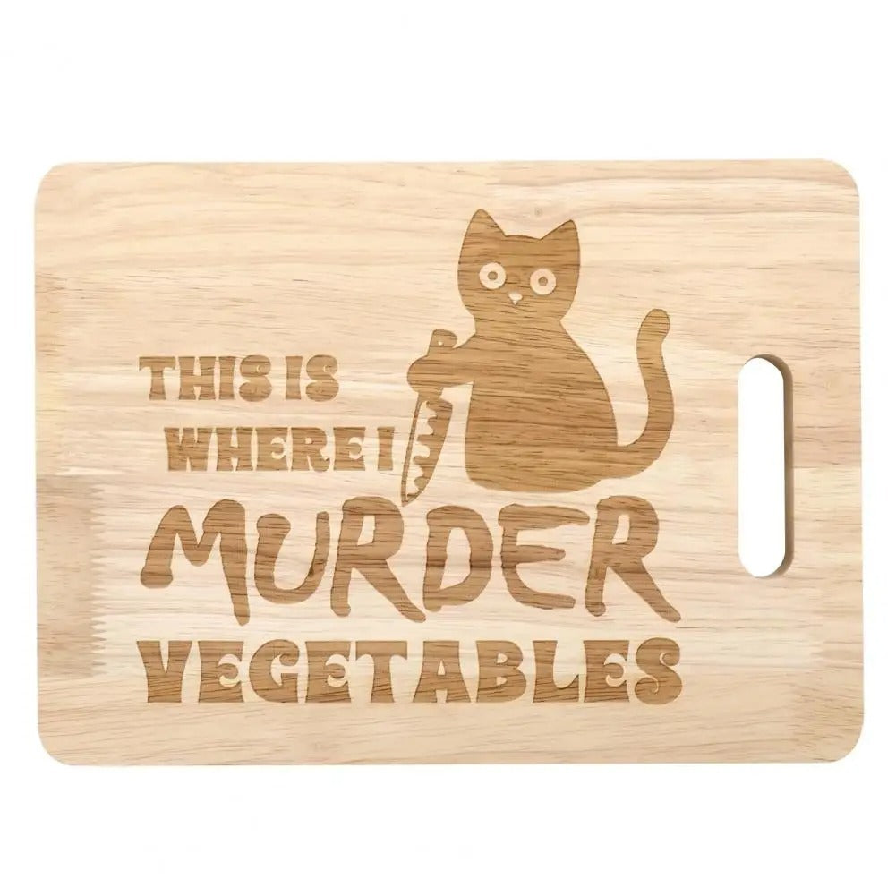 Wall-mounted Black Cat Letter Portable Cutting Board