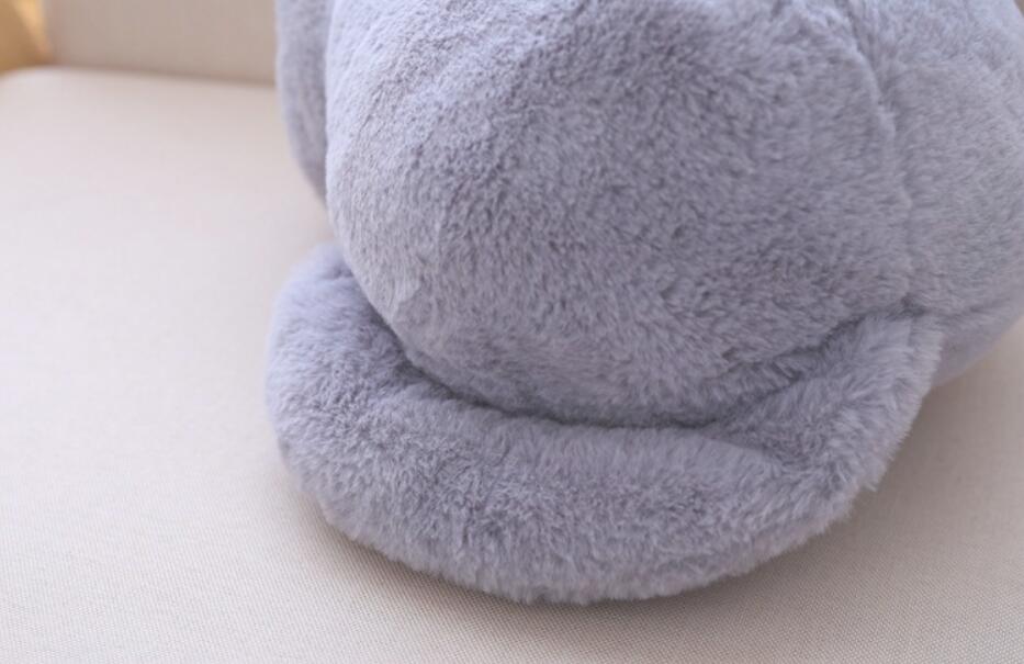 Pure Color Back Cat Plush Doll Fashion Cute Stuffed Animal Simple Plush Toy Room Decorations Girlfriends Birthday Holiday Gifts