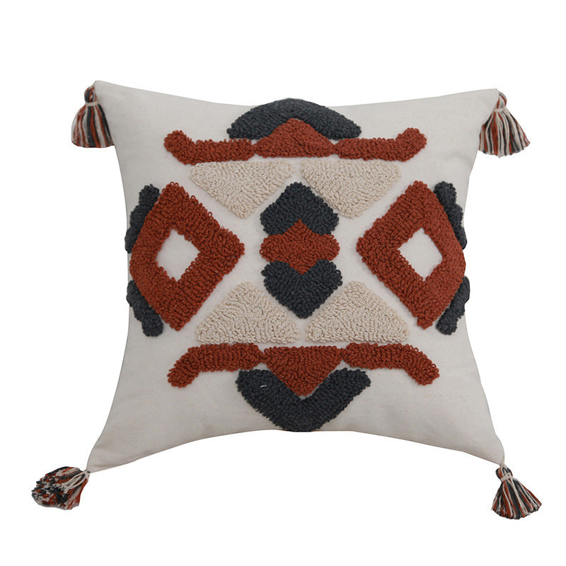 Geometric waist pillow sofa back cushion