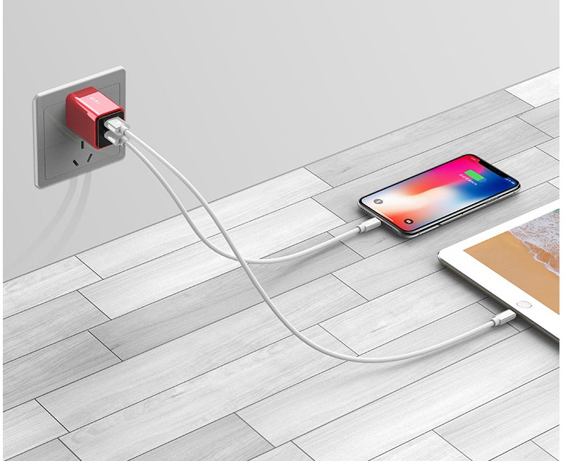 Compatible with Apple , The first Weihua charging head Android universal v20 multi-port USB plug flash charge genuine xsmax fast flat