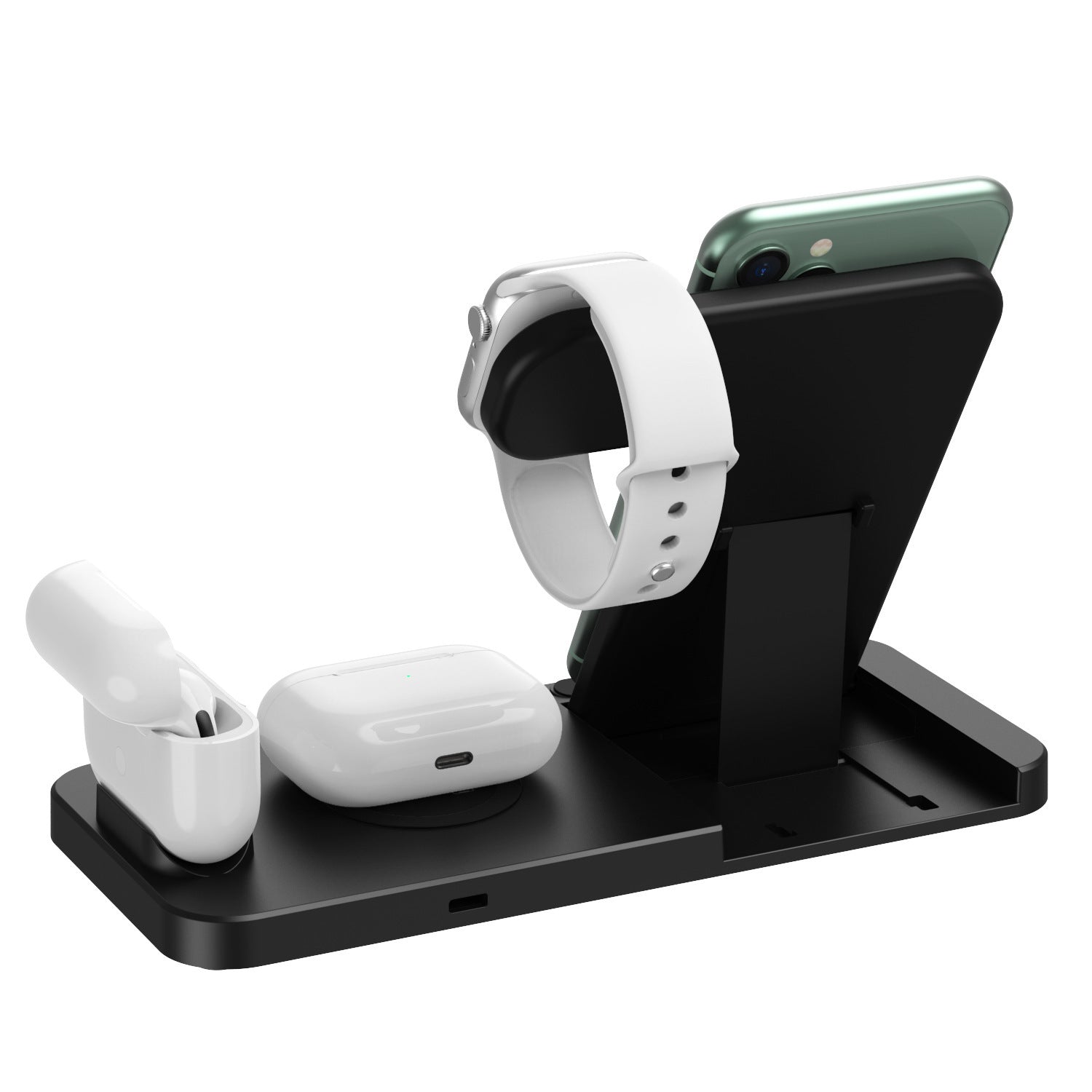 Chargeur sans fil Chargeur sans fil trois-en-un pour téléphones et montres