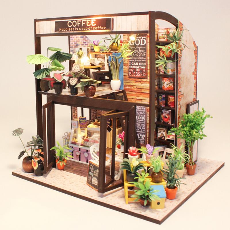 DIY hut Chinese style shop series hand-assembled villa