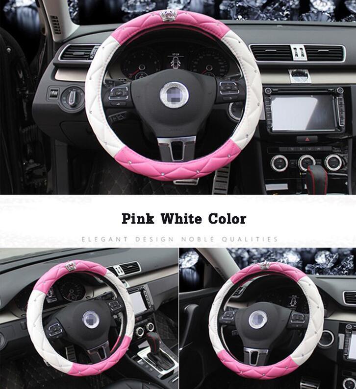 Car Steering Wheel Cover DAD Crown Diamond