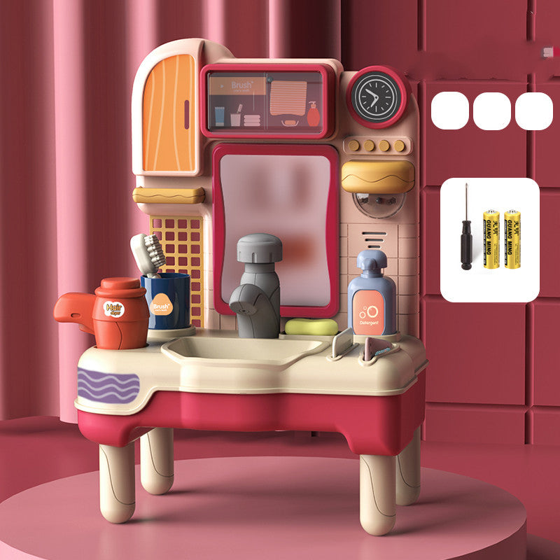 Set girl plays house toy