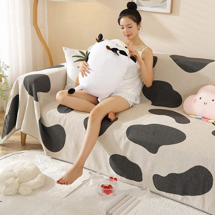 Net Celebrity Simple Sand Hair Towel Anti Cat Scratch Sofa Cover Cover Universal All-inclusive