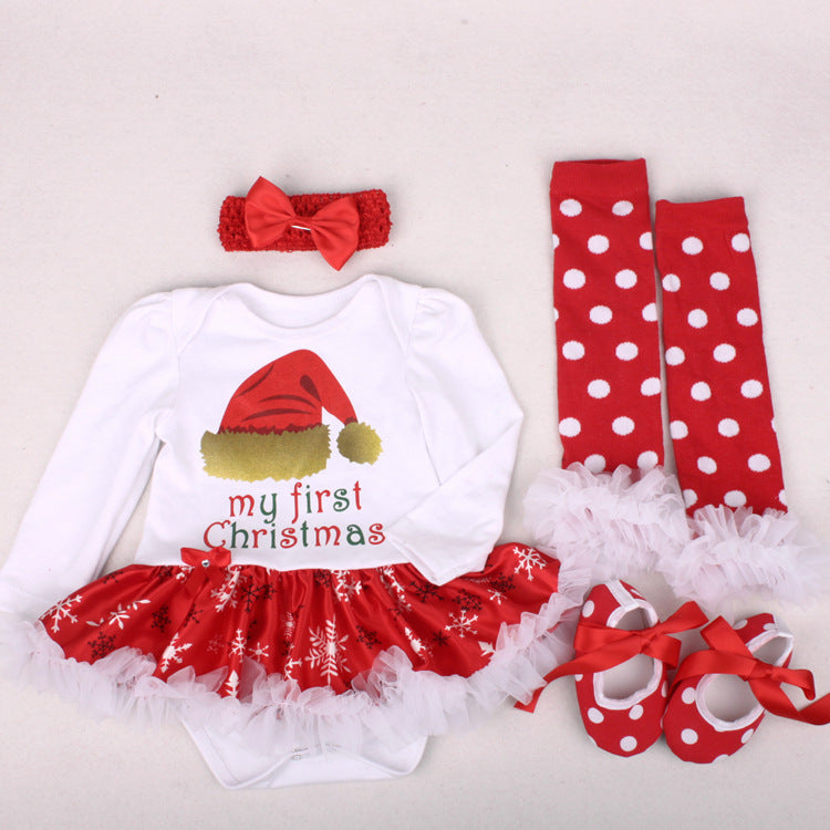Four piece Christmas Romper