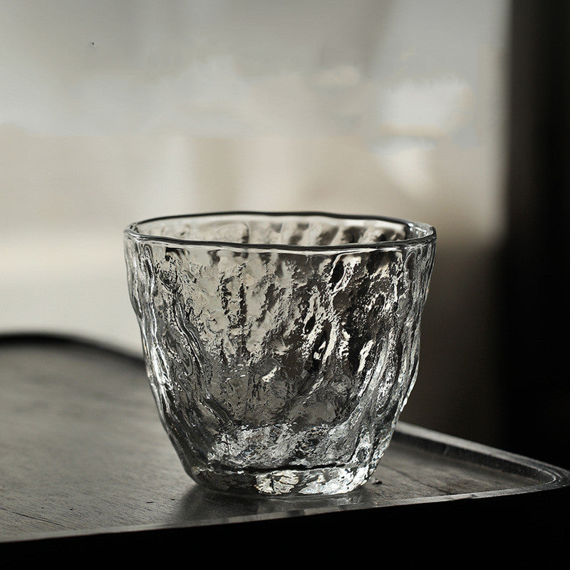 Glass Hammered Japanese Kung Fu Tea Cup