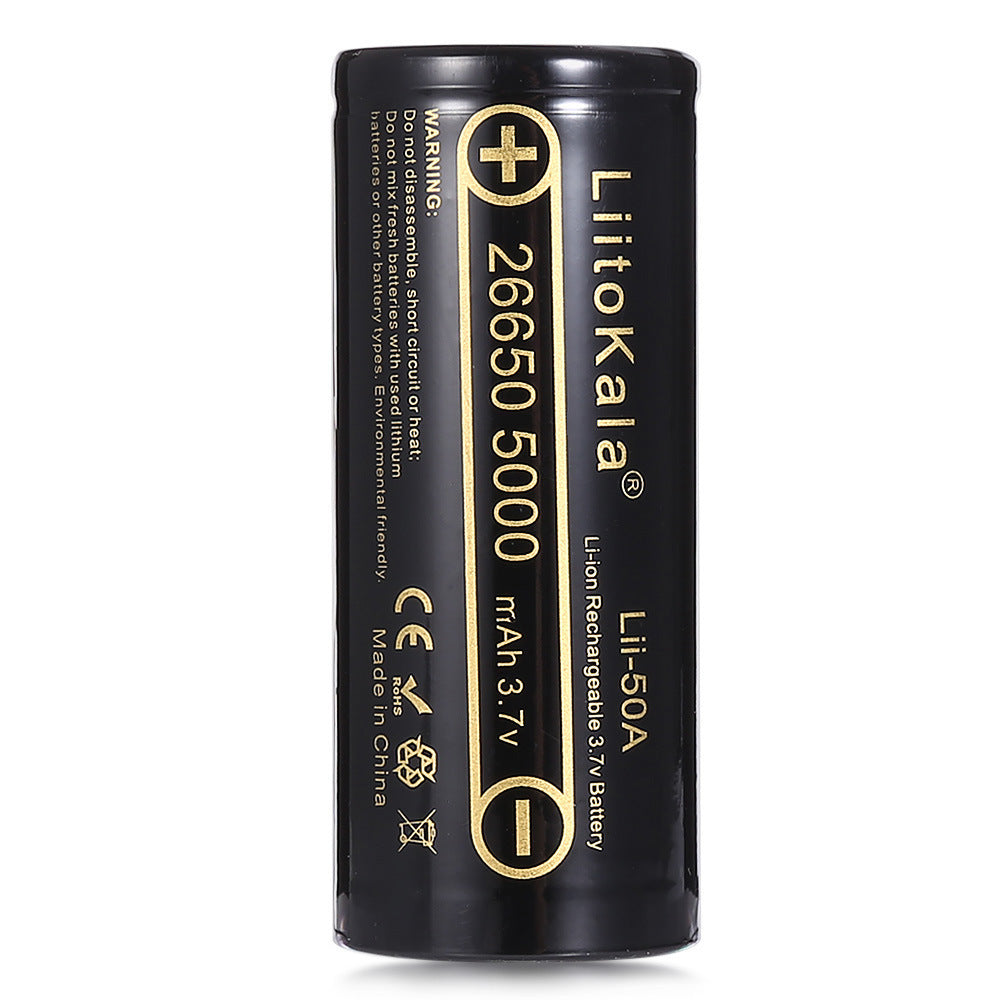 LiitoKala Lii 50A 3.7V 26650 5000mah Lithium Battery 20A Put