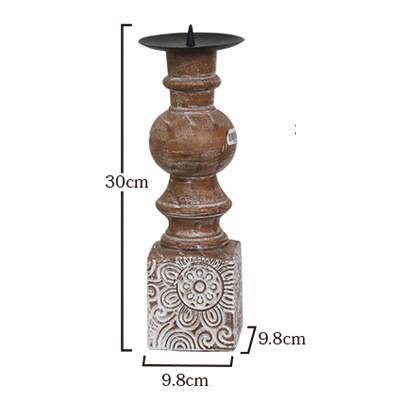 Retro Moroccan Light Luxury Homestay Resin Candle Holder