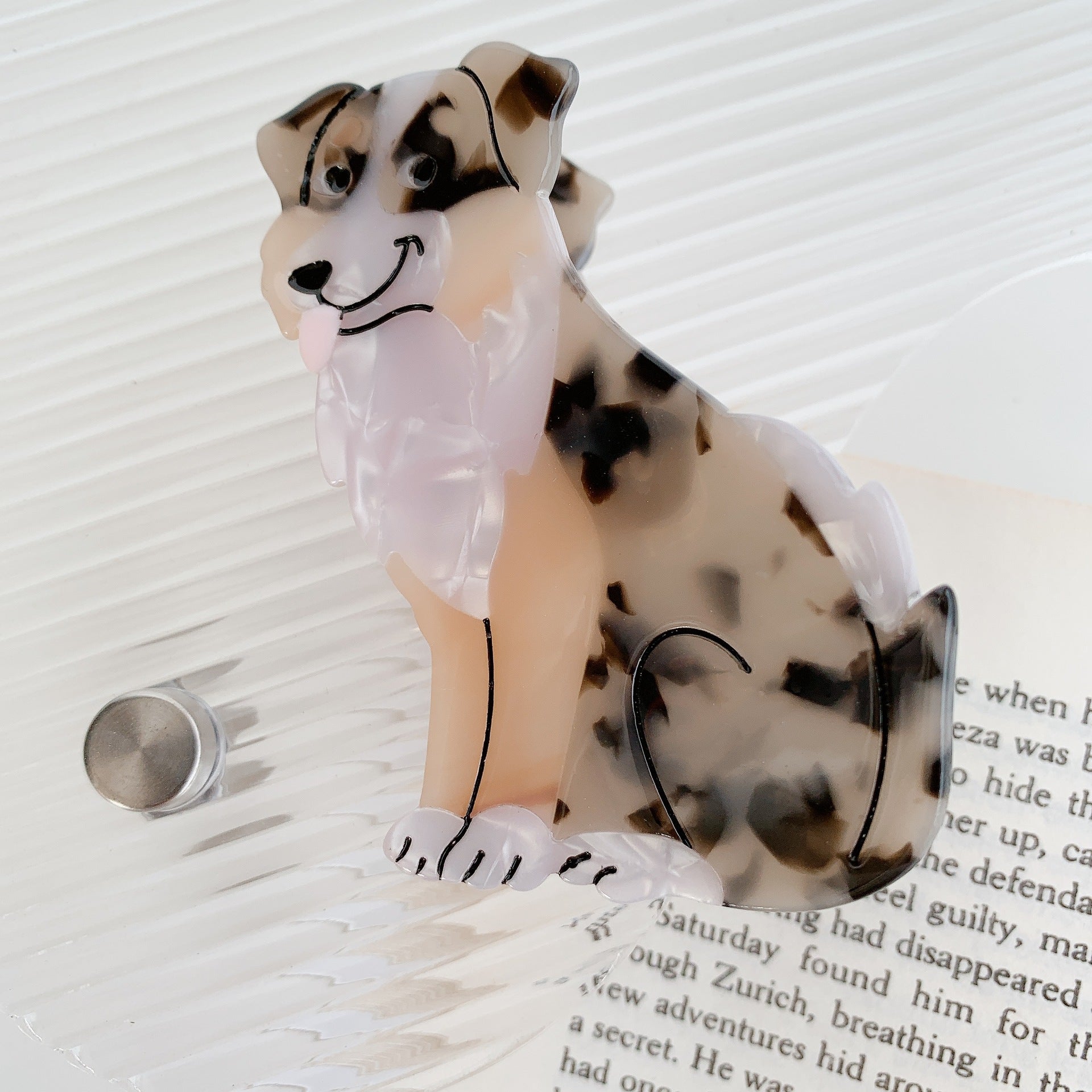Women's Acetate Hairpin French Shark Clip