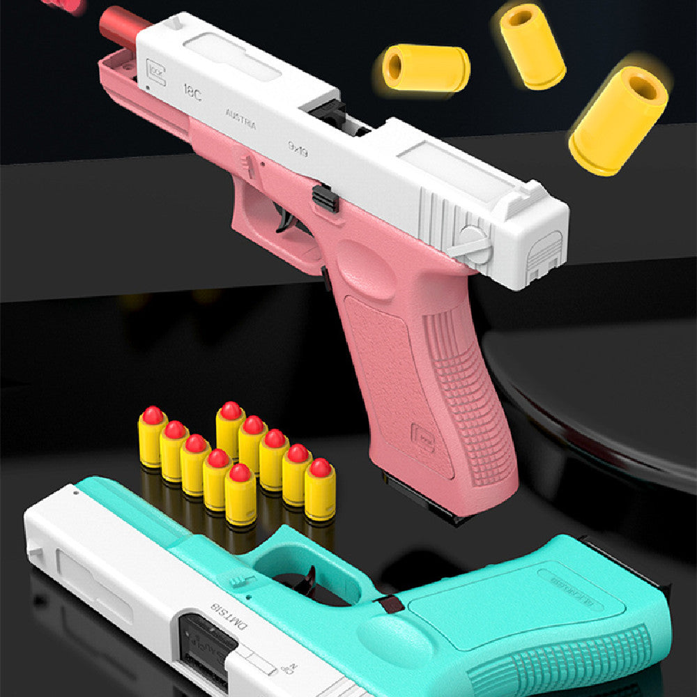 Alloy Mechanical Throwing Shell Lattice Soft Bullet Gun Automatic Continuous Hair