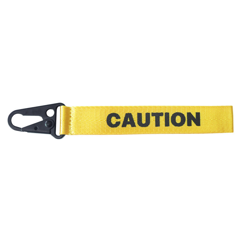 Versatile Ribbon Silkscreen Woven Label Eagle Mouth Keychain Mobile Phone Strap