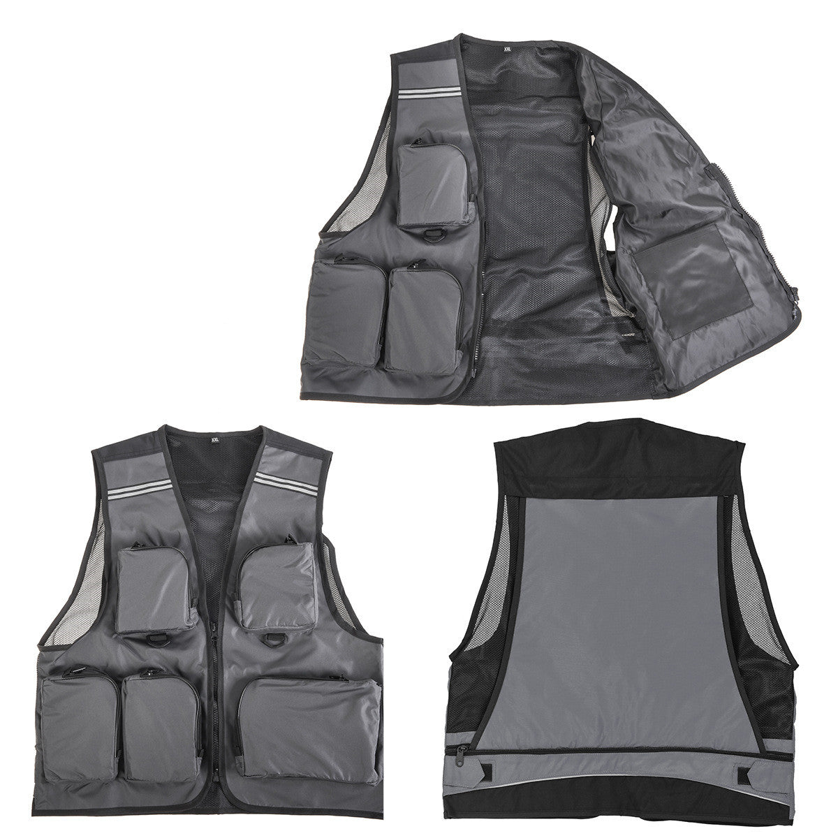 Solid Color Photography Outdoor Vest Fishing Tackle