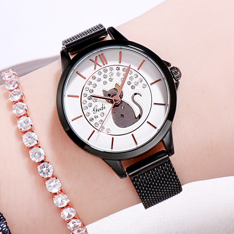New cat diamond student watch