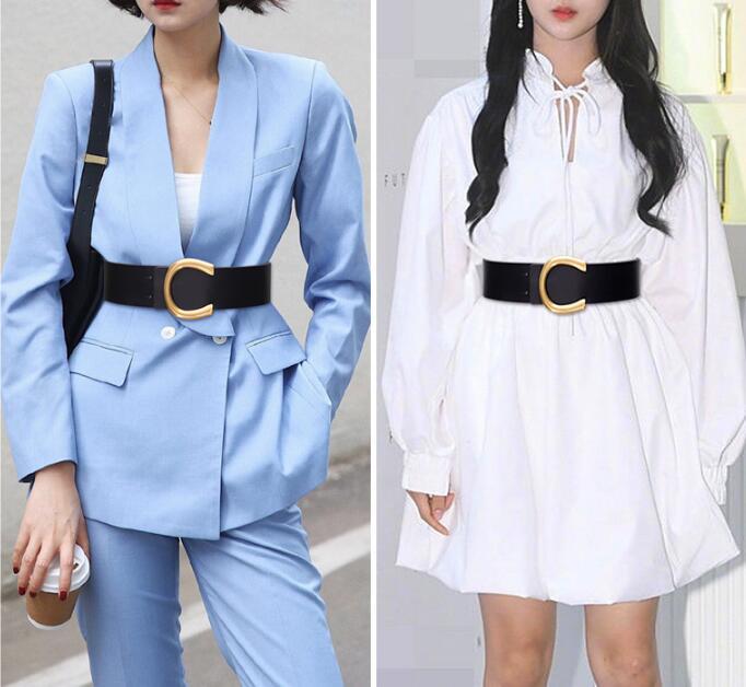 Manteau Large Ceinture Femmes Décoratif Mode Robe Assortie