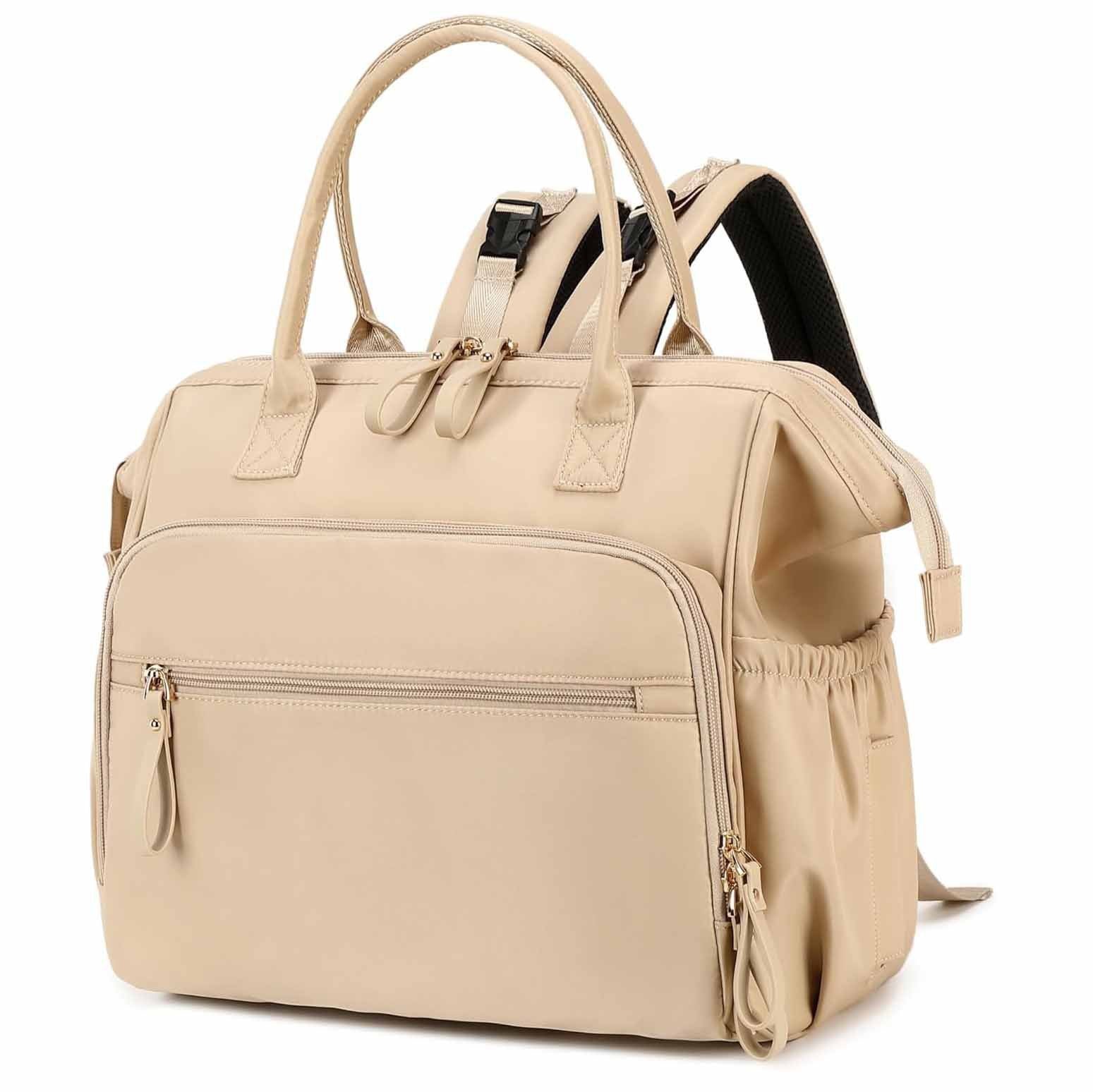 Baby's Diaper Handbag Waterproof Backpack Belt Anti-theft Pocket Mummy Bag