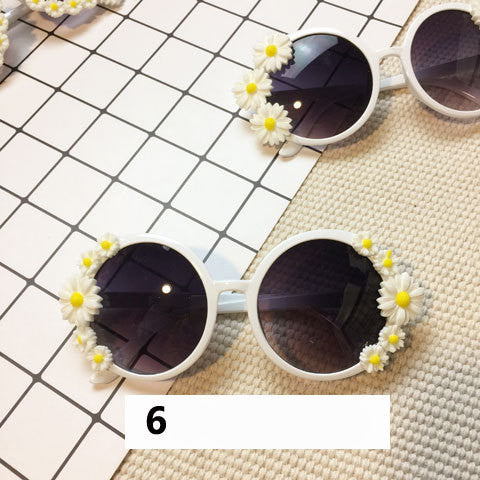 Handmade flower diamond sunglasses