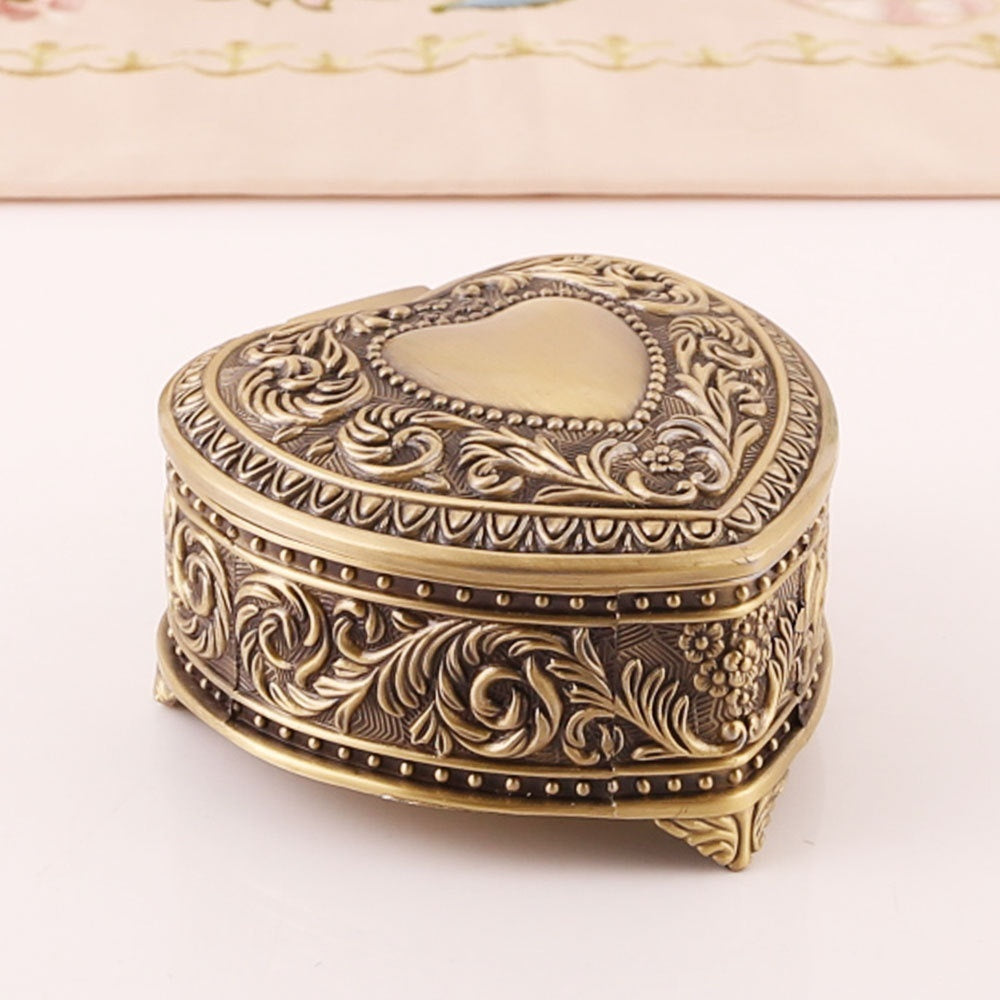 Boîte de rangement à bijoux, luxe léger, broche, boîte à bagues