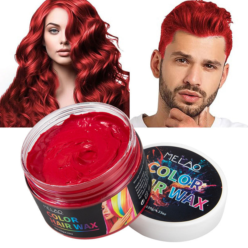 Color Pomade Long-lasting Shaping Disposable Dyeing Hair Clay