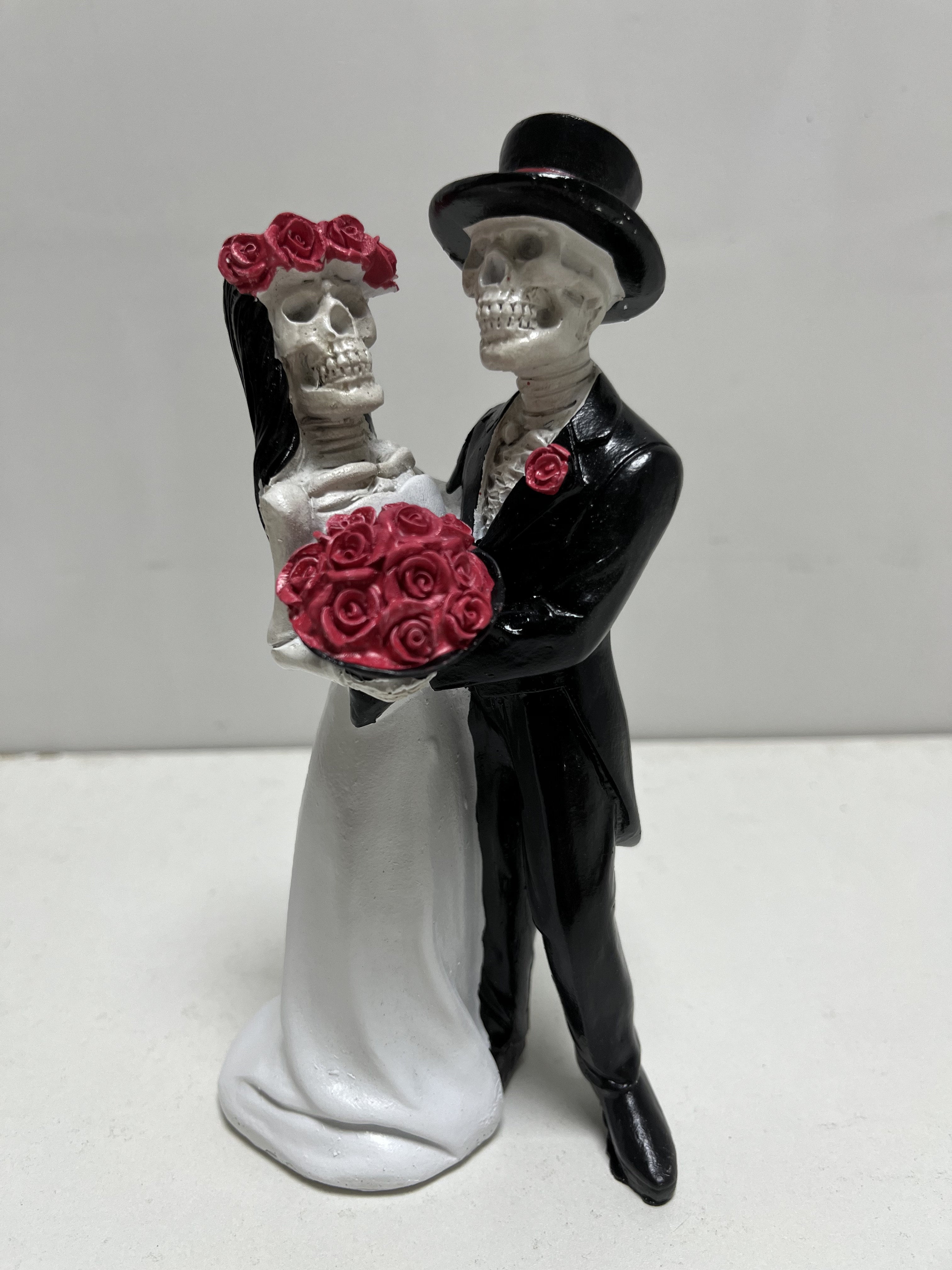 Anniversary Wedding Statue Valentine's Day Ghost Couple Pair Resin Elf Ornament
