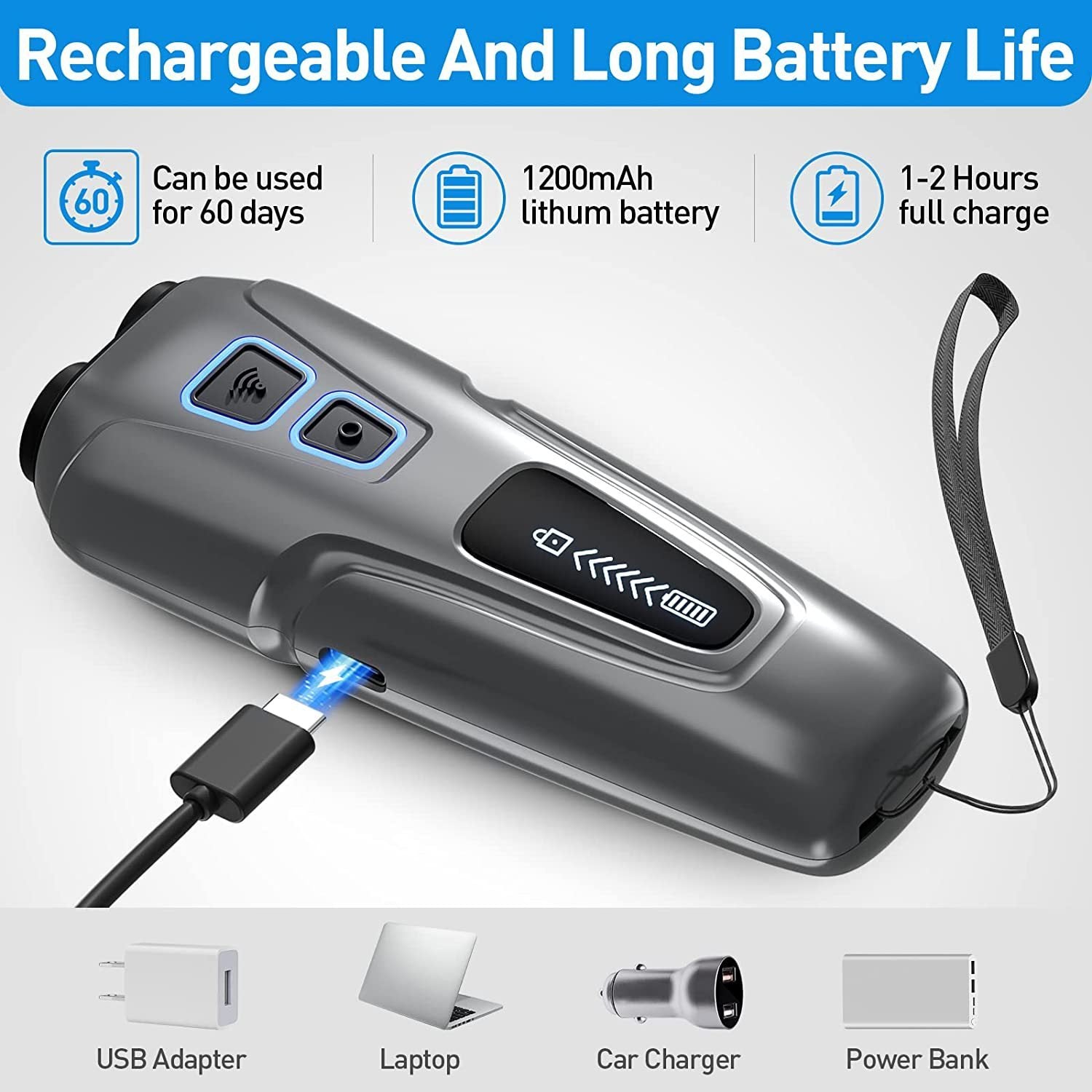 Portable Multifunctional Anti-Noise Ultrasonic Dog Repeller