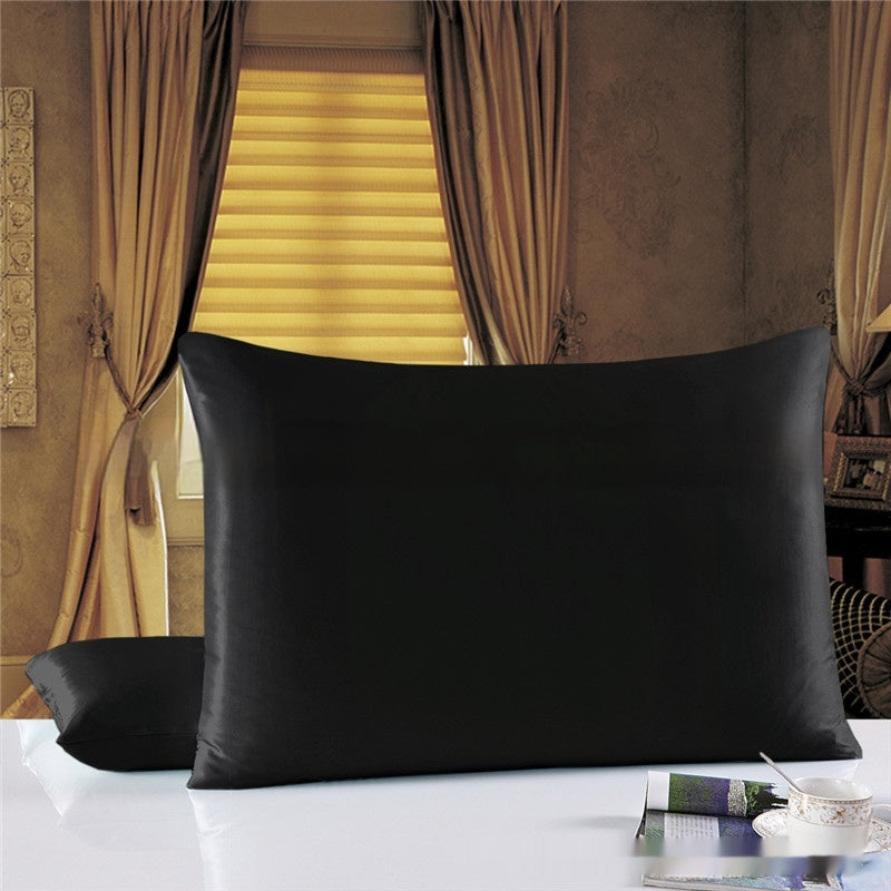Heavy 19 M Double-sided Silk Solid Color Pillowcase