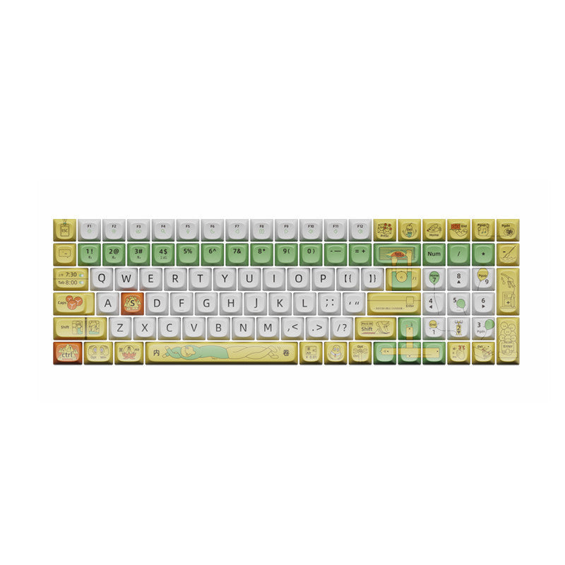 Mechanical Keyboard Original Theme Thermal Sublimation Process Keycaps