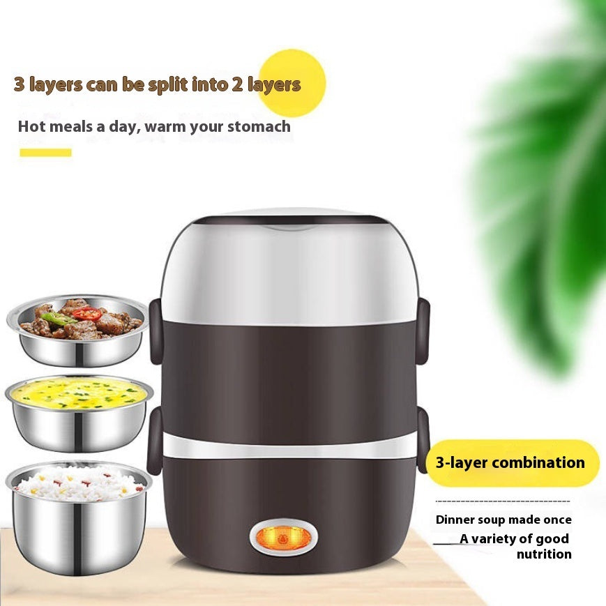 Multifunctional Electric Heating Lunch Box Portable Mini Rice Cookers