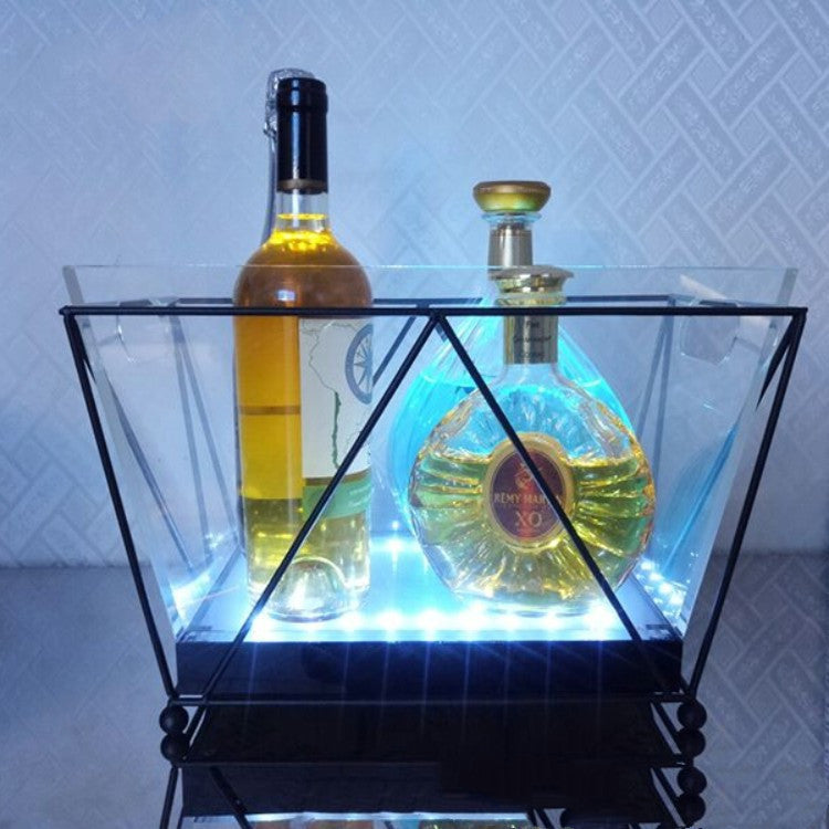 Custom LED Luminous Champagne Bucket Creative Champagne Boat Ice Bucket