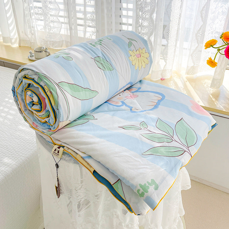 Class A Double-layer Yarn Soybean Quilt Four Seasons