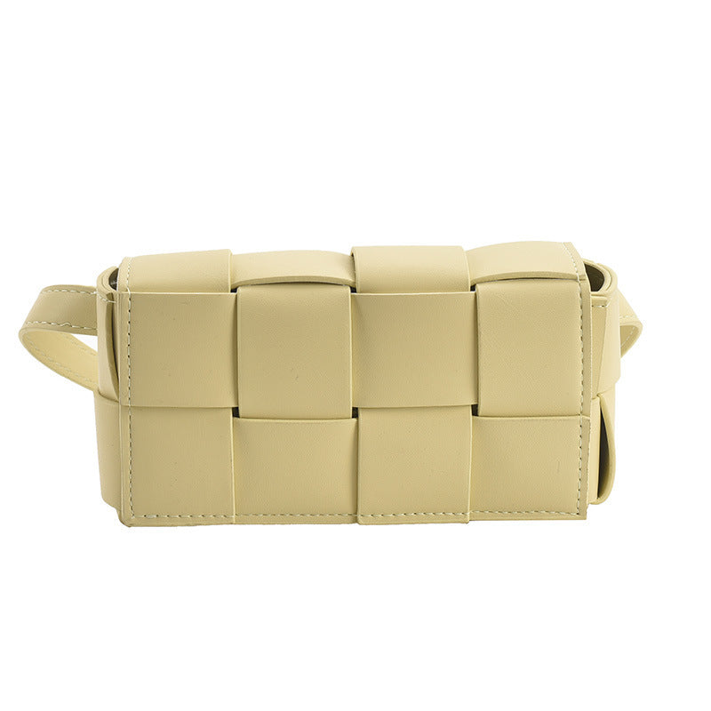 Leather Belt bag Fashion All-match Chest Bag Shoulder Messenger Small Square Bag