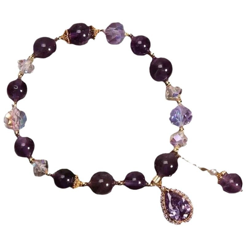 Natural Expensive Amethyst Bracelet For Women