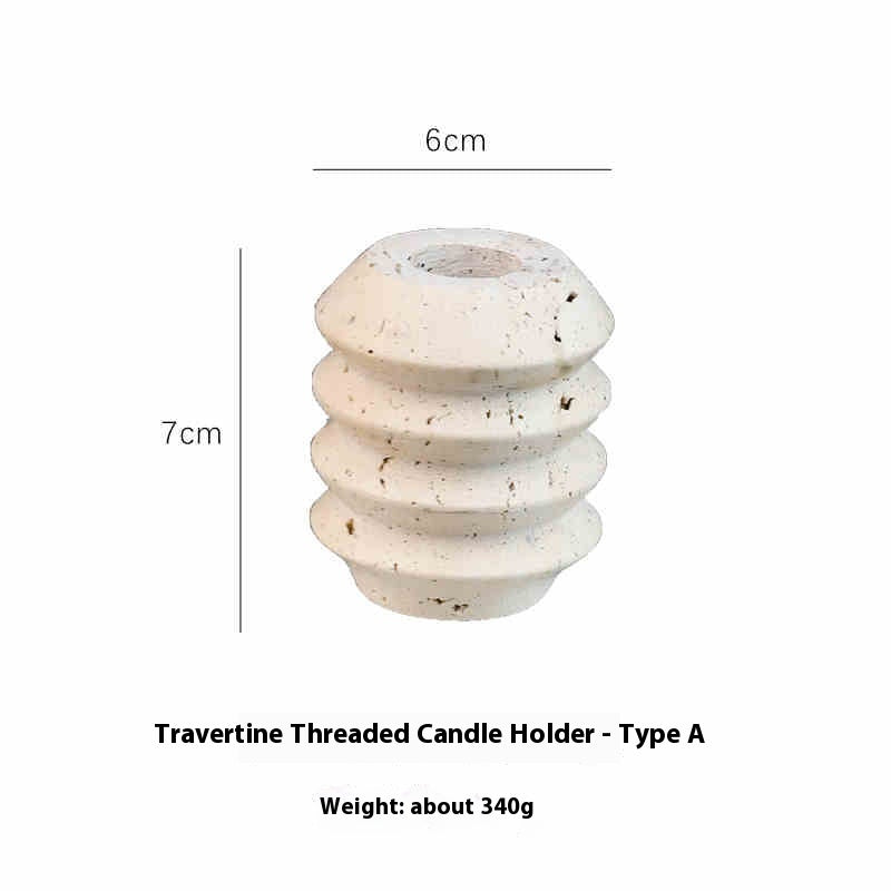 Creative Nordic Cave Thread Candle Holder Natural Decorative Ornaments