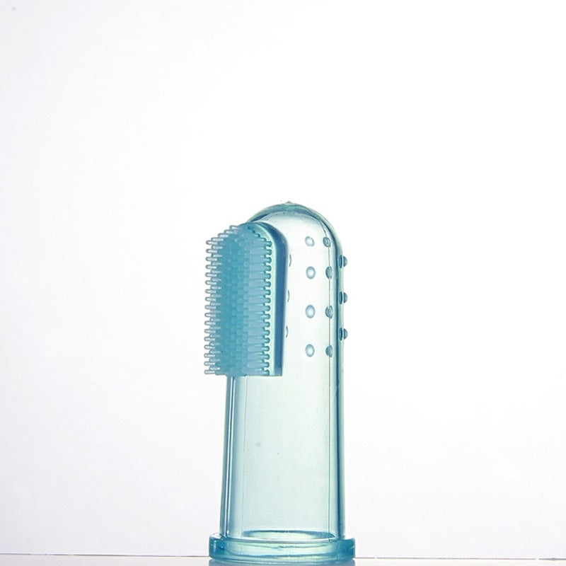 Finger Stall Milk Baby Toothbrush Oral Cleaning Brush