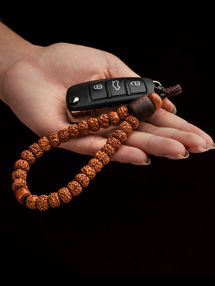 King Kong Bodhi Agarwood Car Keychain Pendant