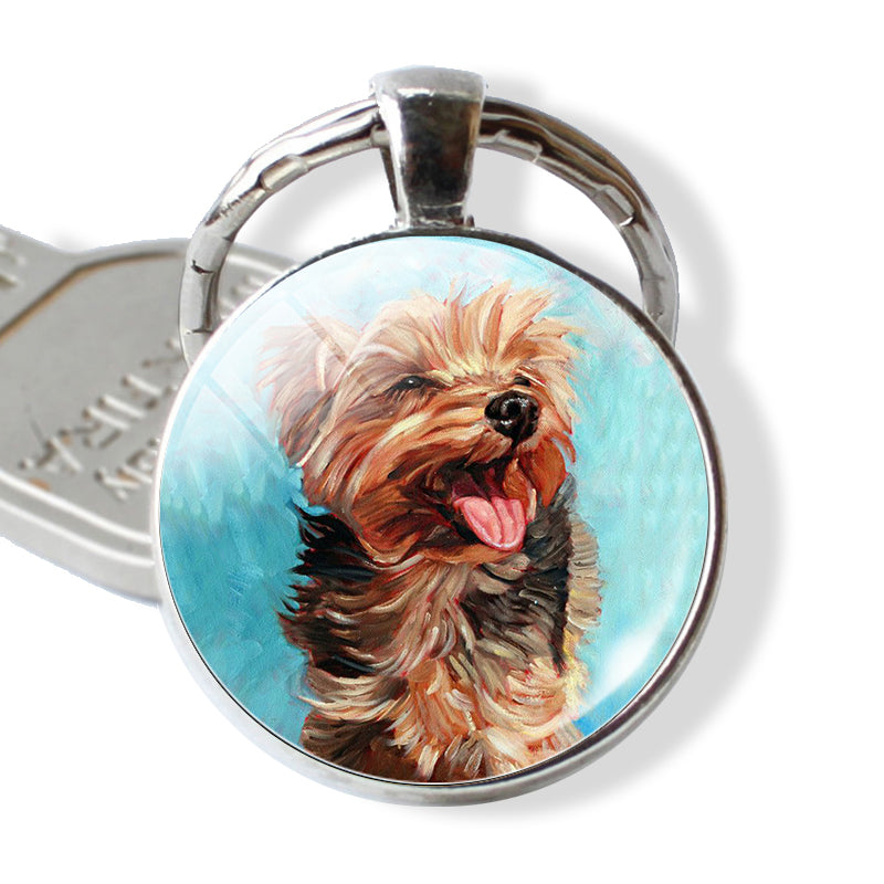 Fashion Personality Time Gem Creative Keychain