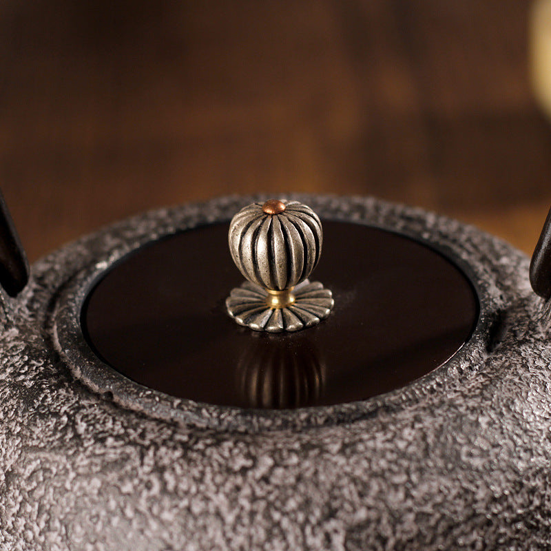Sand Iron Uncoated Teapot Home Office Leisure