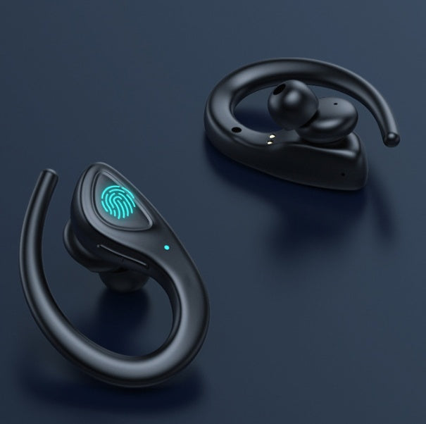 Private Model Bluetooth Headset Binaural Wireless Sports Hanging Ear Type