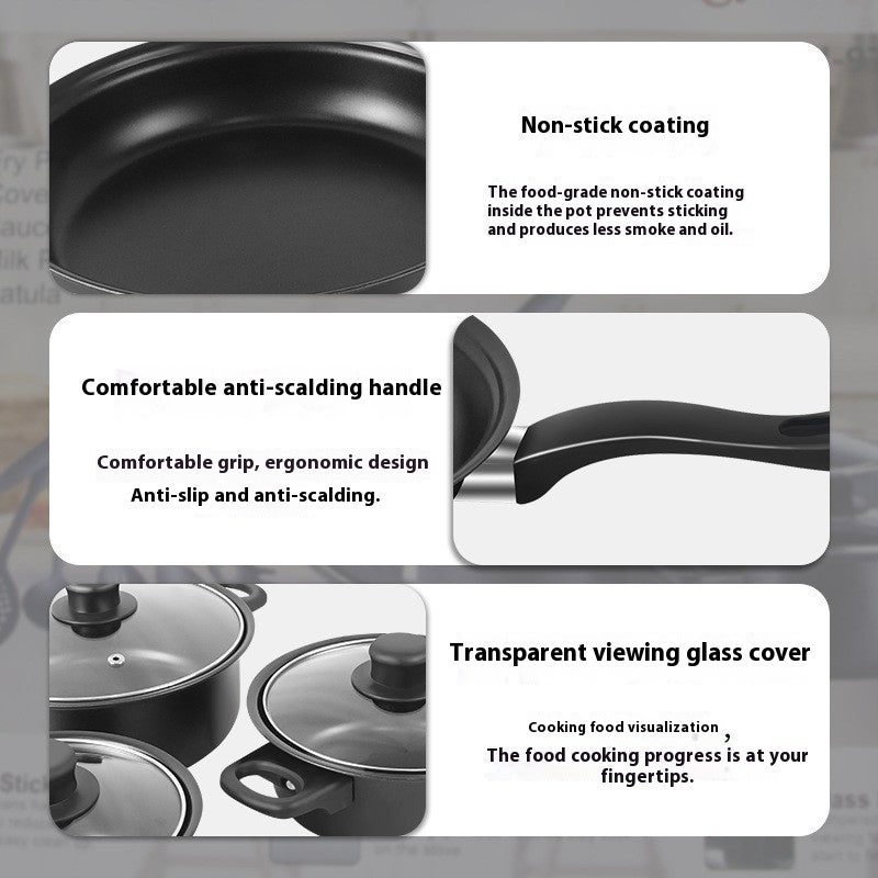Household Fashion Personality Multiple Pieces Set Pot