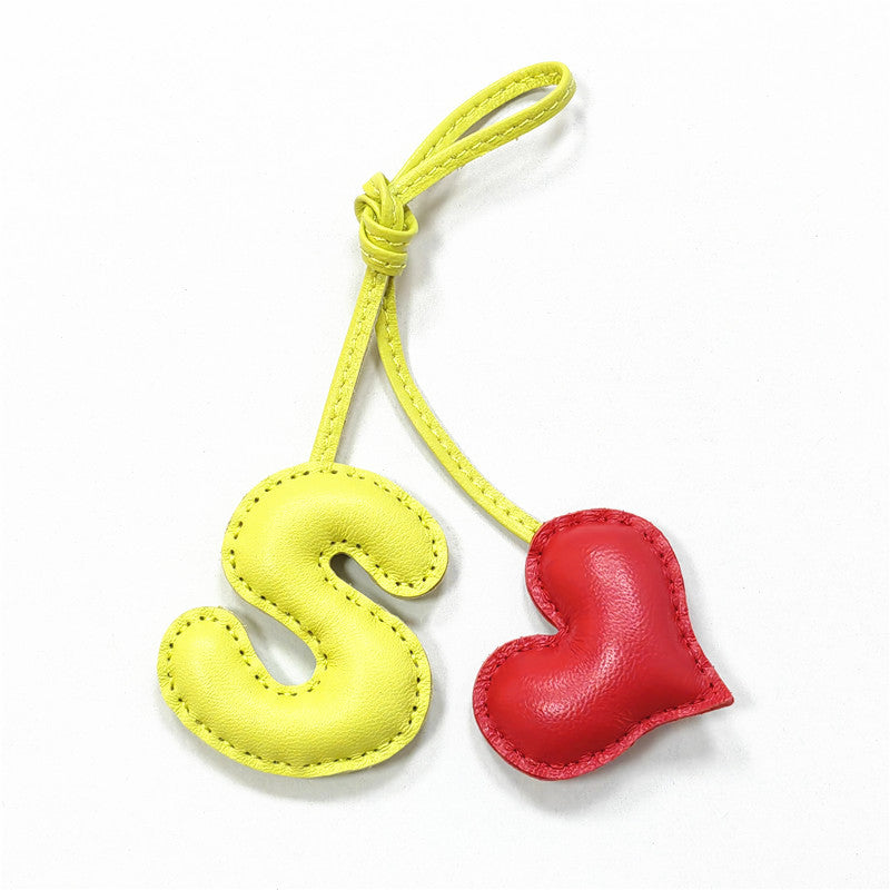 Handmade Stitching Letters With Love English Letters Bag Ornaments