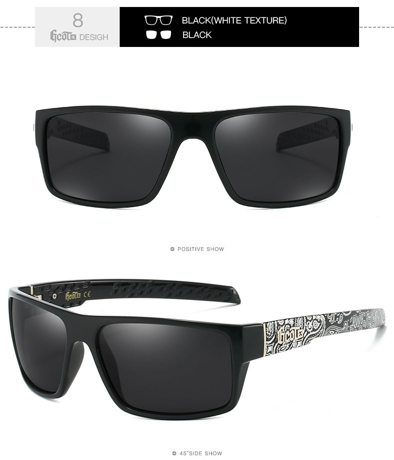 Motorcycle Bandit Style Hip Hop Fashion West Coast Polarized Sunglasses