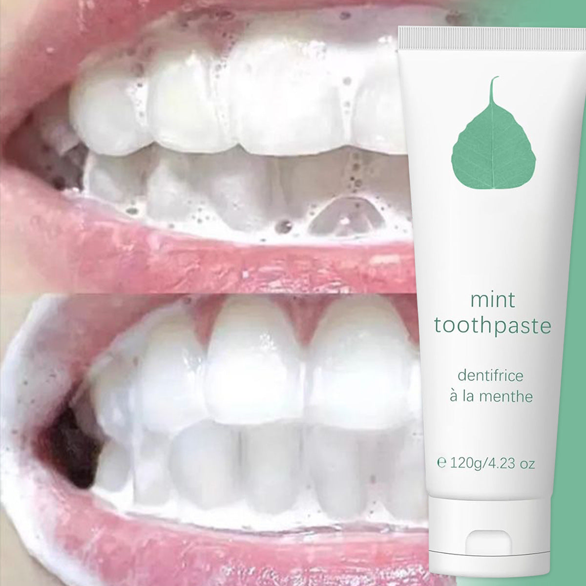 Mint Toothpaste Daily Gentle Cleaning Tooth Stain Removal Mouthguard Odor Removal