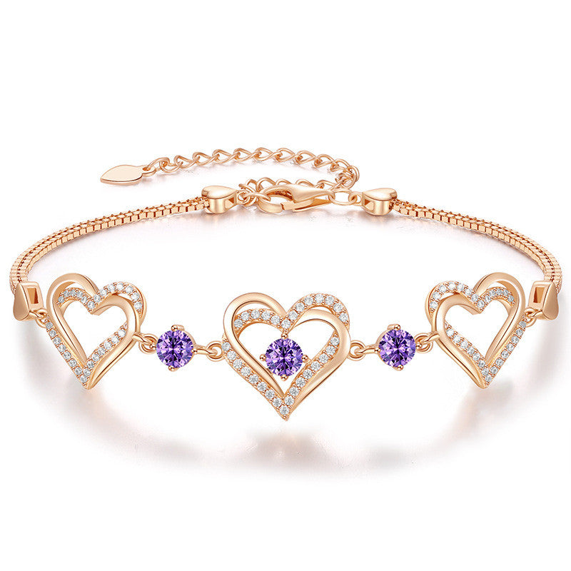Twelve Birthday Crystal Bracelet Fashion Personality Hand Jewelry