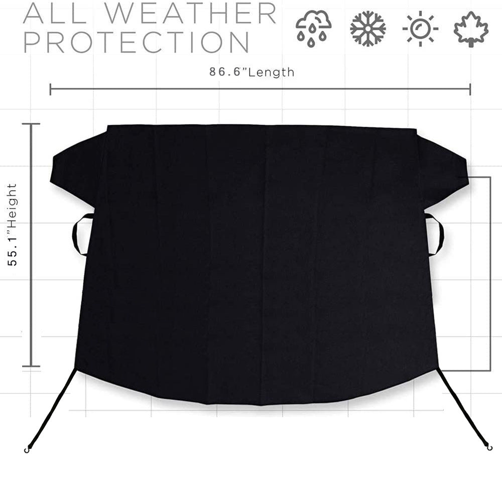 Car Thickening Waterproof Warm Windshield Cover