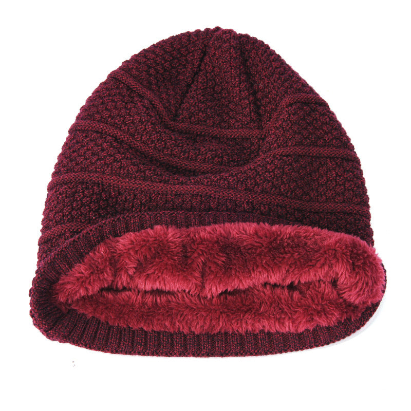 Knitted Warmth And Velvet Padded Ear Protection Toe Cap