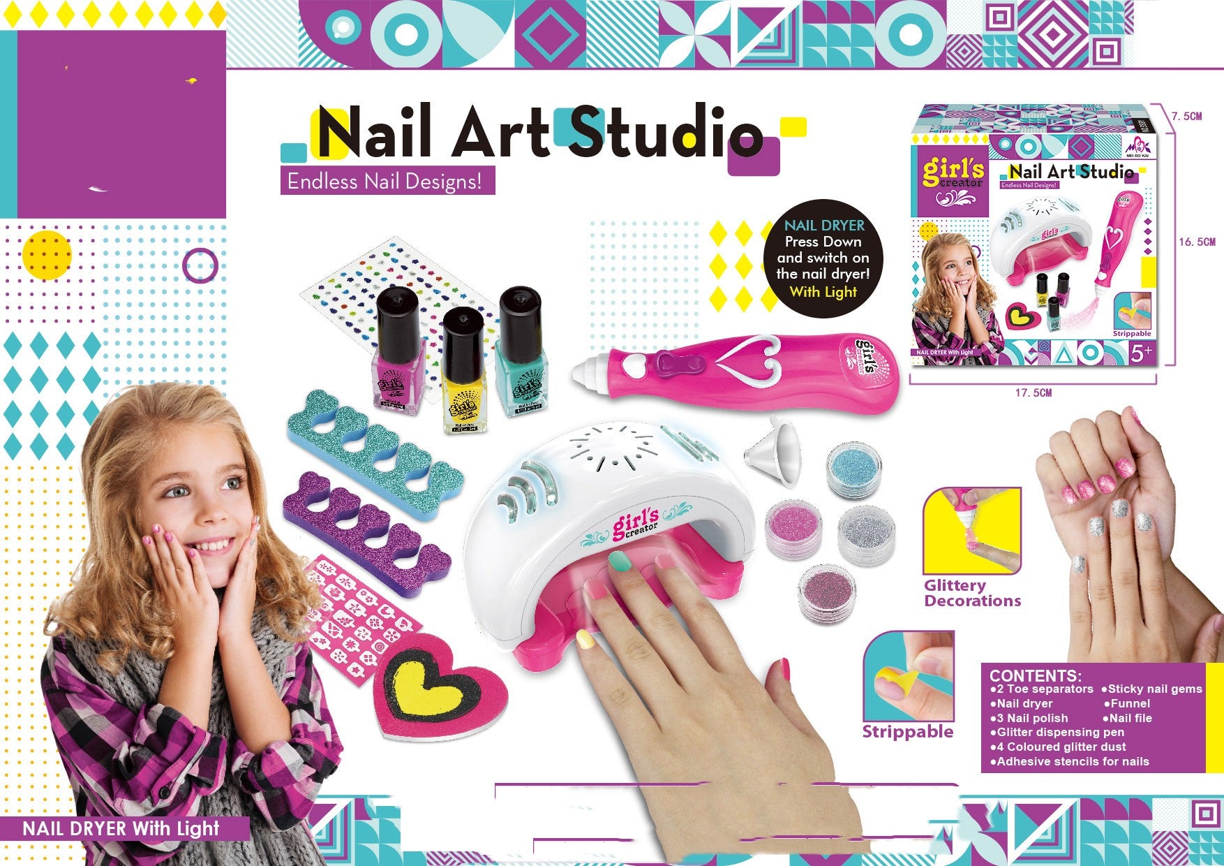Manicure Series Play House Toys Suit