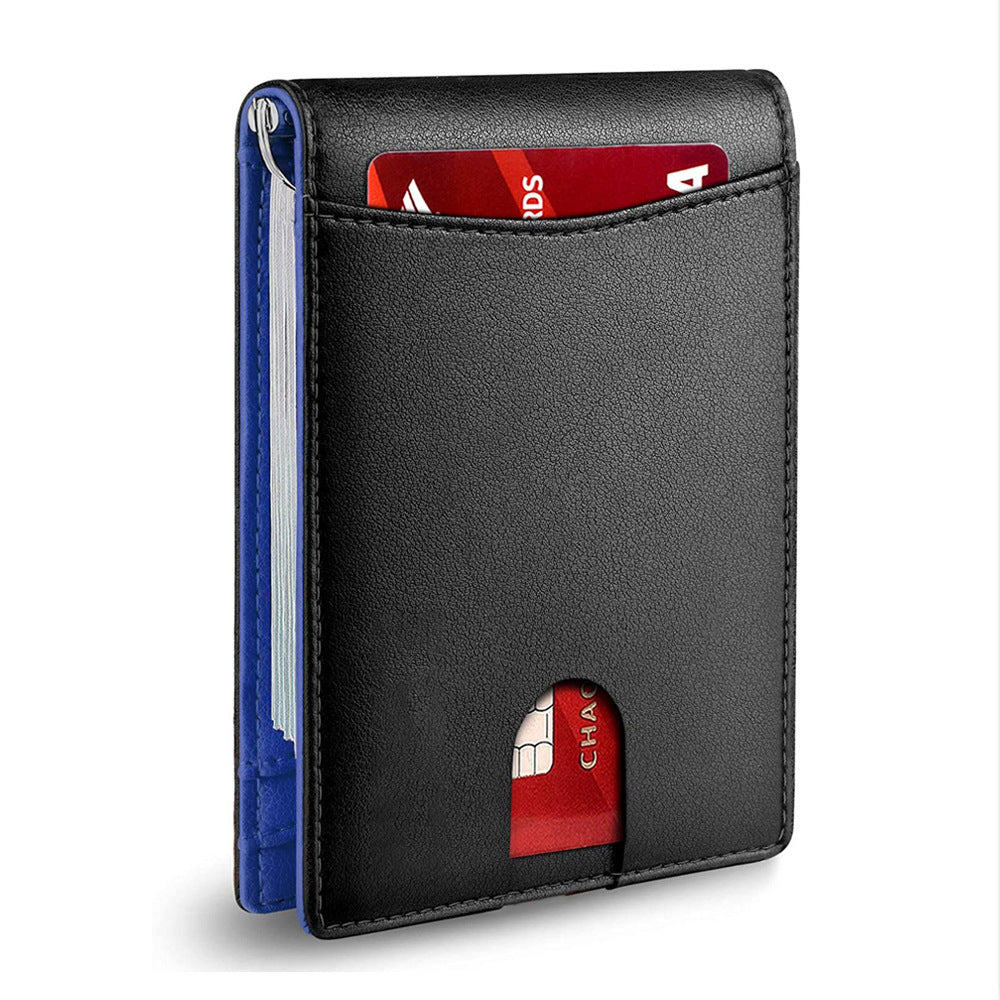 Genuine Leather Multi Card Antitheft Wallet