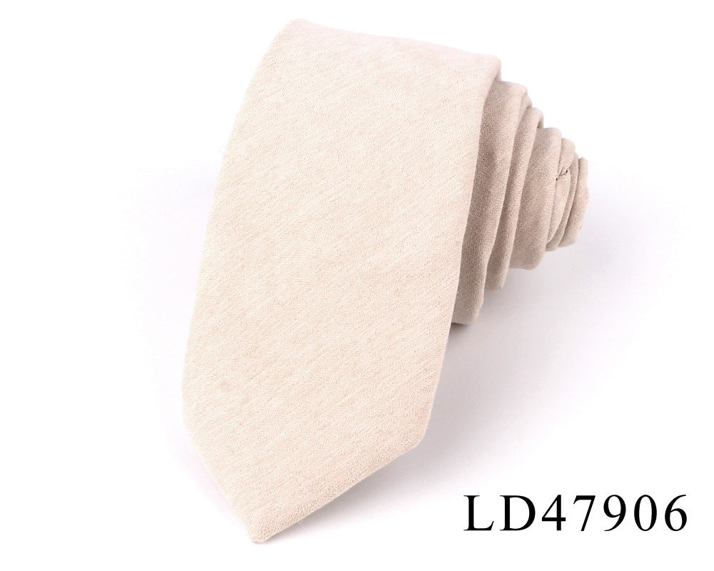 Suede Narrow 6cm Candy Suit Accessories Tie