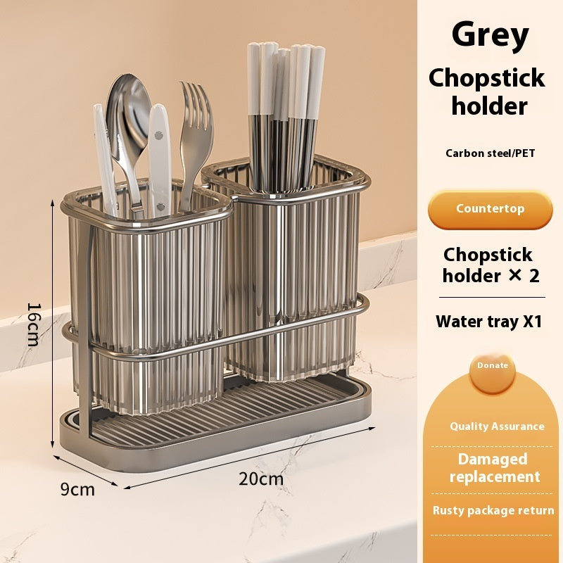 Kitchen Knife Holder Countertop Commodity Shelf Cutlery Storage Rack